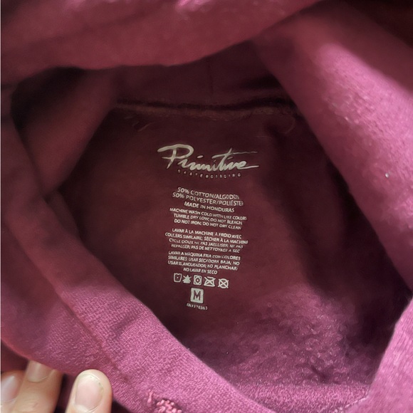 Primitive burgundy hoodie - Picture 2 of 4